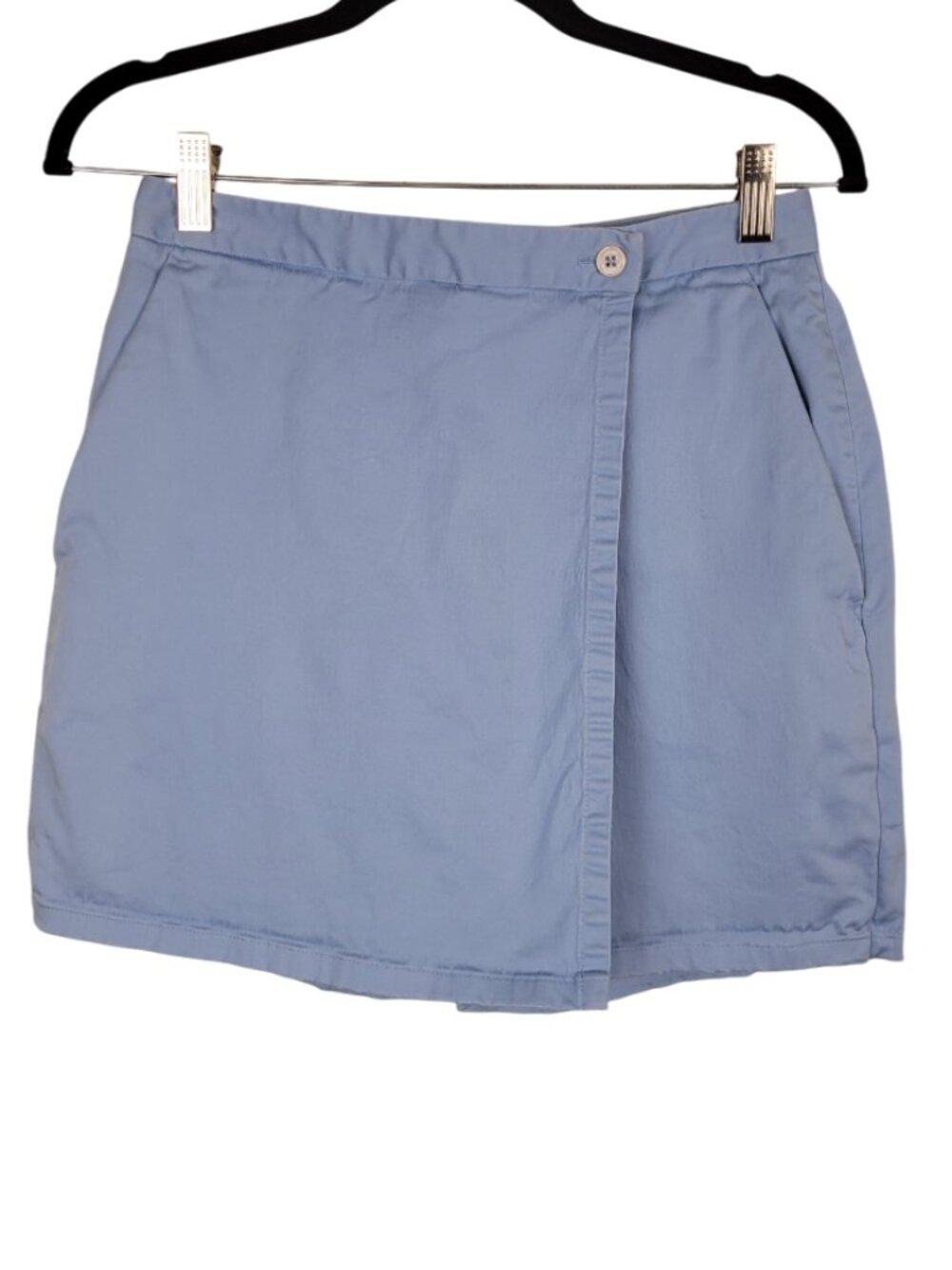 Women's Brooks Brothers Country Club Preppy Blue Wrap Skort size 2